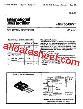 Understanding the MBR6045WT