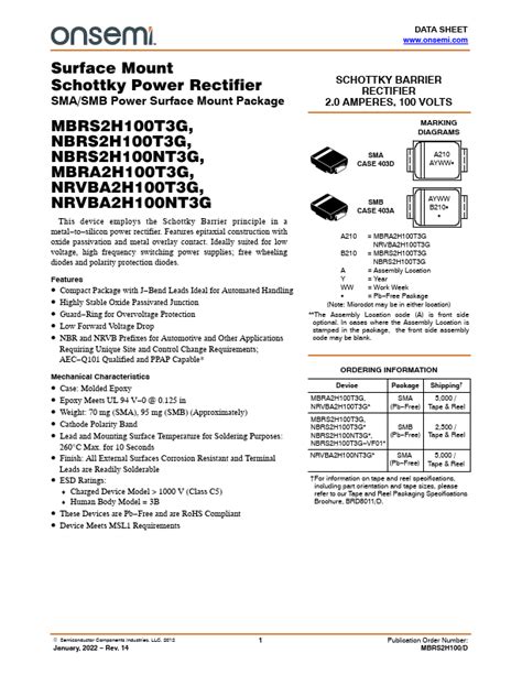 Understanding the MBRS2H100T3G