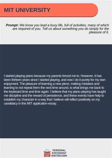 Understanding the MIT Essay Prompts
