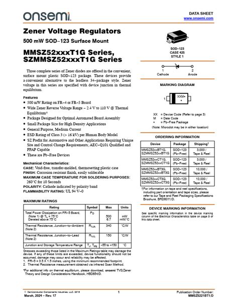 Understanding the MMSZ5265BT1G