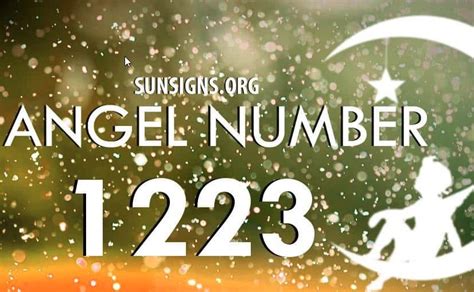 Understanding the Meaning of Angel Number 1223