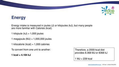 Understanding the Megajoule and Kilocalorie