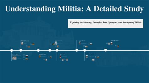 Understanding the Militia System