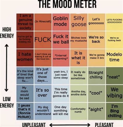 Understanding the Mood Chart Meme