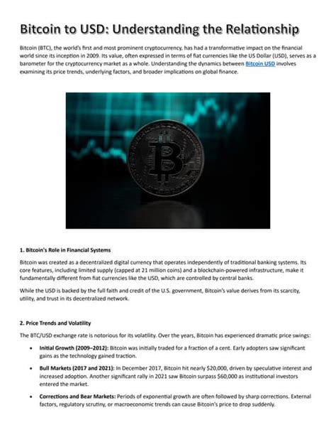 Understanding the Mora-USD Relationship