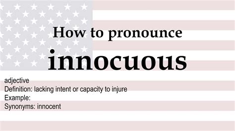 Understanding the Multifaceted Meaning of "Innocuous"