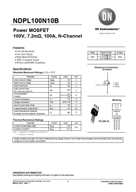 Understanding the NDBA100N10BT4H