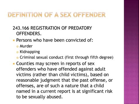 Understanding the Nature of Predatory Offenders