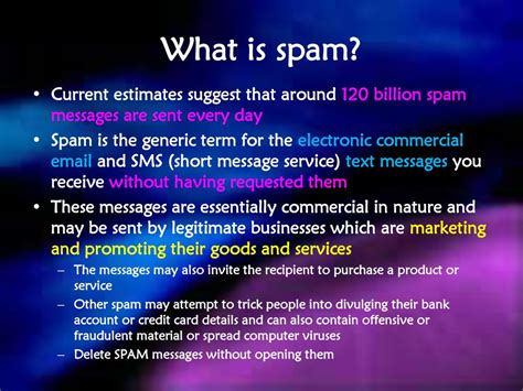 Understanding the Nature of Spam