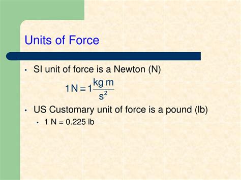 Understanding the Newton and Pound-Force Units