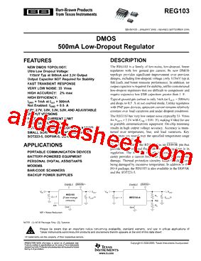 Understanding the REG103UA-A/2K5: