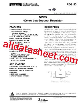 Understanding the REG113NA-3.3/250