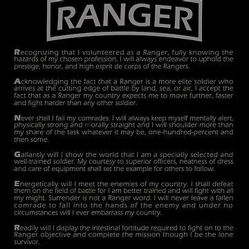 Understanding the Ranger Creed and Ethos