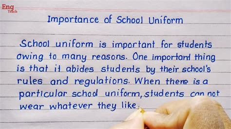 Understanding the Rationale for School Uniform Pants