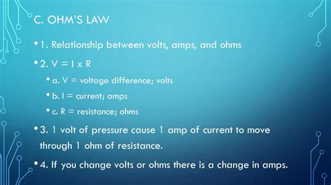 Understanding the Relationship: From Amps to Volts