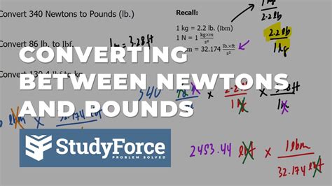 Understanding the Relationship between Pounds and Newtons