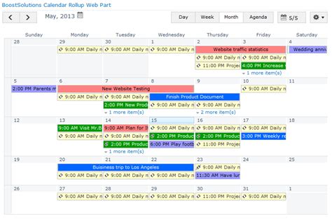 Understanding the SP Calendar Structure