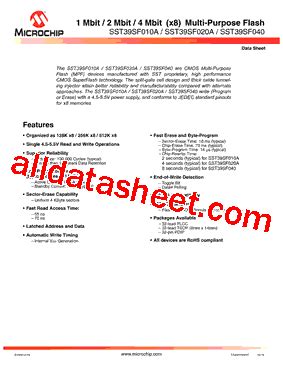 Understanding the SST39SF020A-70-4C-WHE