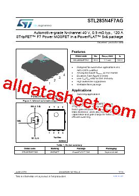 Understanding the STL285N4F7AG Transistor