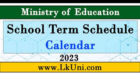 Understanding the School Term Schedule