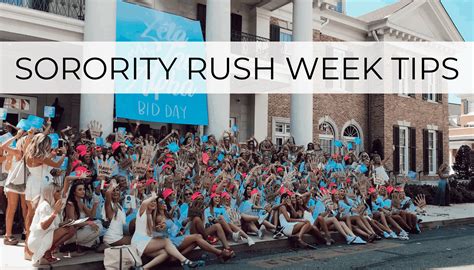 Understanding the Sorority Rush Process