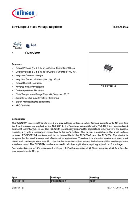 Understanding the TLE42644G