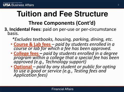 Understanding the Tuition Fee Components