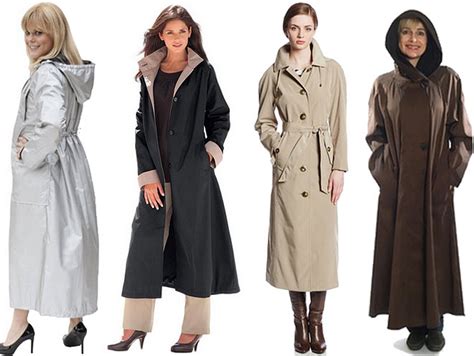 Understanding the Types of Long Raincoats