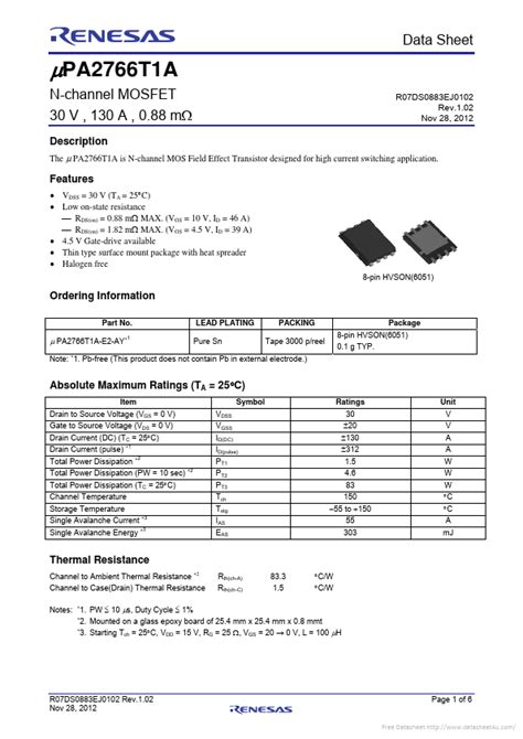 Understanding the UPA2766T1A-E1-AY