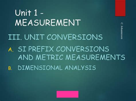 Understanding the Unit Conversions