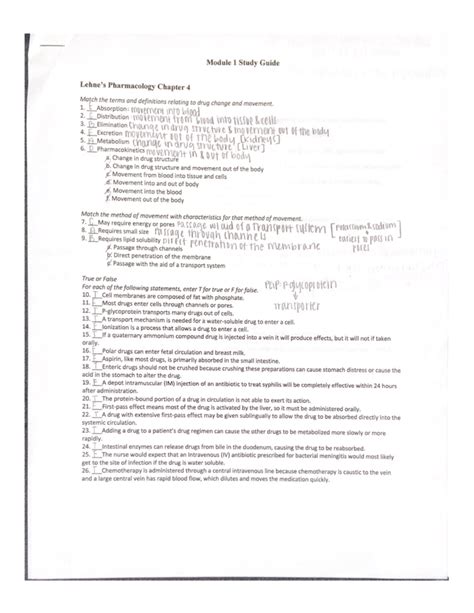 Understing Pharmacology Chapter 4 Answer Study Guide Epub