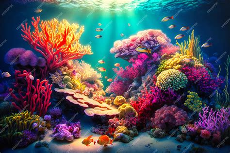 Underwater Paradise: Pristine Coral Reefs and Marine Life