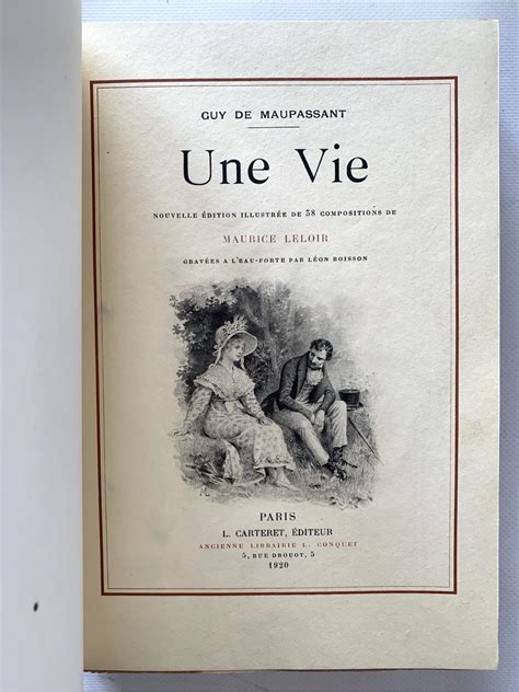Une Vie texte intégral Le premier roman de Guy de Maupassant French Edition Reader