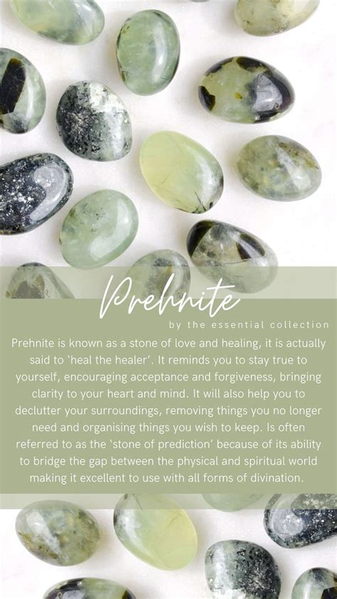 Unearth the Mystical Properties of Prehnite Tumbled