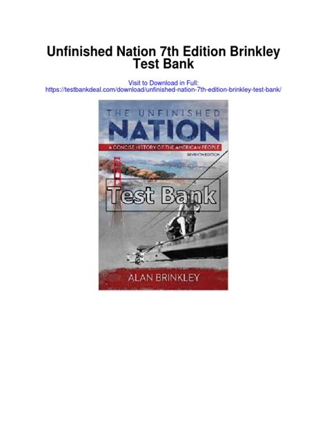 Unfinished Nation 7th Edition Study Guide Ebook Epub