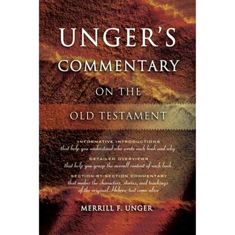 Unger s Commentary on the Old Testament Doc