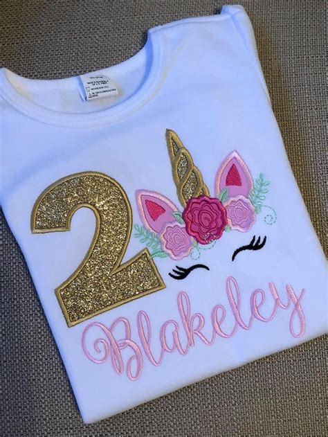 Unicorn Birthday Shirt: A Magical Way to Celebrate Your Little One's Special Day