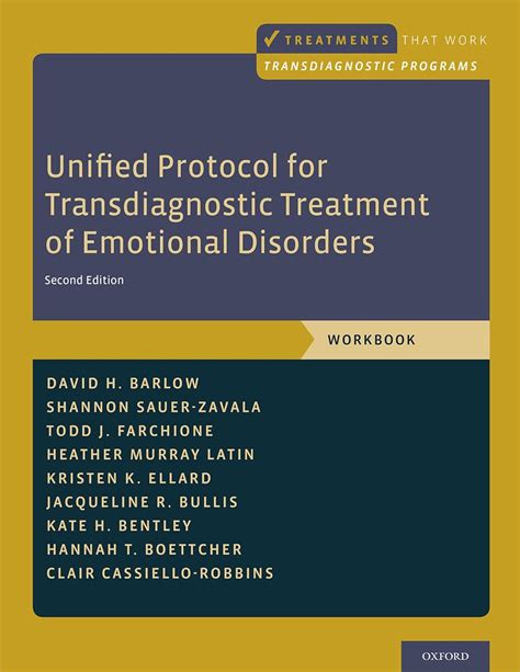 Unified Protocol for Transdiagnostic Treatment of Emotional Disorders Workbook Treatments That Work Epub