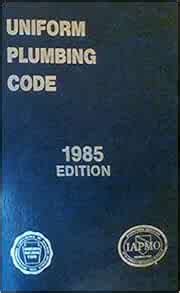 Uniform Plumbing Code 1985 Edition Ebook Reader