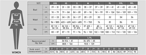 Uniqlo Womens Size Chart