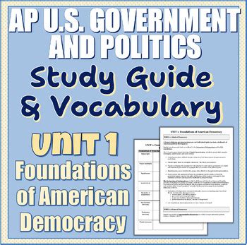 Unit 1 AP Government and Politics Vocabulary List