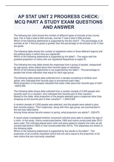 Unit 2 Progress Check MCQ AP Lang