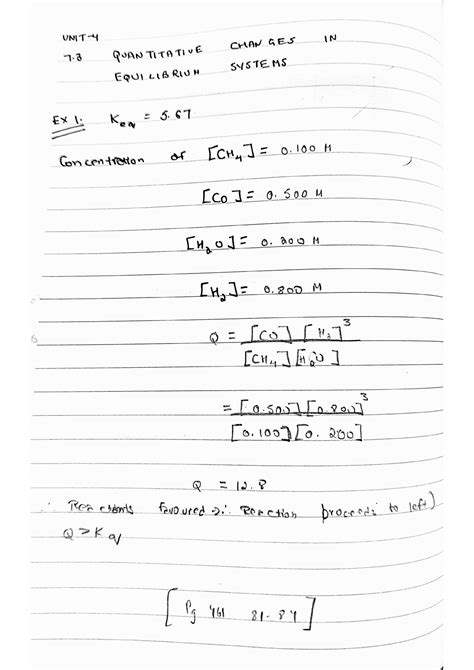 Unit 3 Chemical Equilibrium Assignment 4 Answers Epub