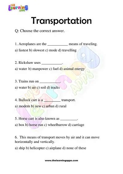 Unit 3 Transport Answers PDF