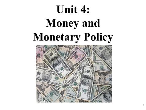 Unit 4 Money And Monetary Policy Answers PDF