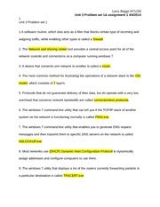 Unit 4 problem set 1 assignment nt1230 Ebook Epub