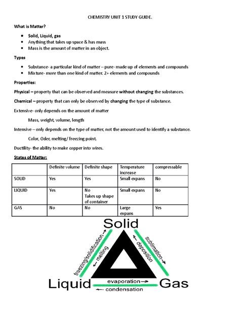 Unit 9 Study Guide Chemistry Answers Kindle Editon