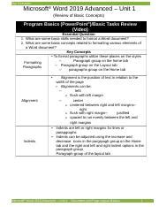 Unit B Concepts Review Answers Doc