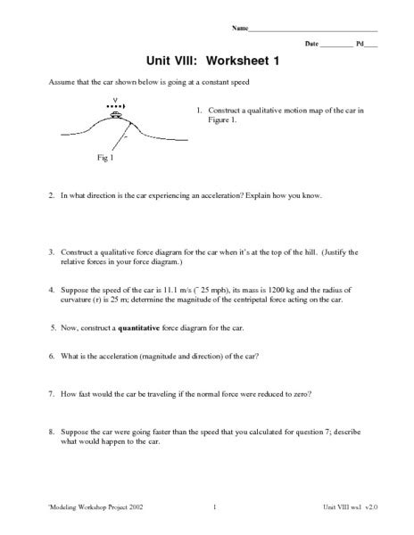 Unit Viii Worksheet 4 Answers PDF