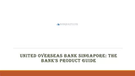 United Overseas Bank Singapore: A Comprehensive Guide to Banking Solutions